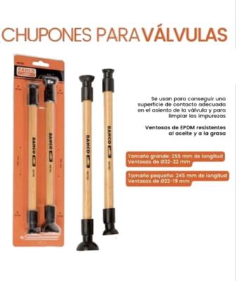 KIT CHUPONES P / VALVULAS (19mm-22mm-32mm) BAHCO