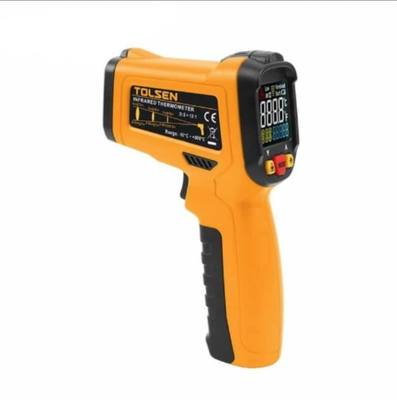 PISTOLA TÉRMICA INFRARROJO -50°C a 800°C TOLSEN