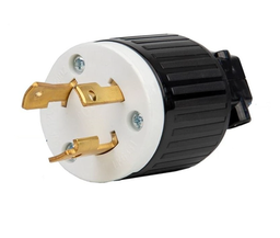 [SE-P0981] ENCHUFE MACHO 3P  20AMP MEDIA VUELTA