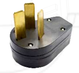 [SE-P0983] ENCHUFE MACHO 3P  50AMP P/GALLINA