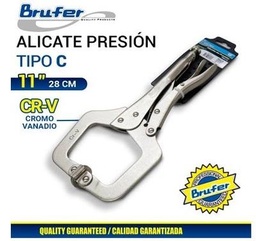 [SE-P0105] ALICATE PRESION TIPO C  11" BRUFER