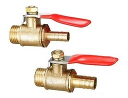 [SE-P1432] LLAVE  BOLA MACHO NPT-ESPIGA 1/4*5/16" (PASO RAPIDO)