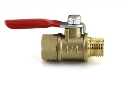 [SE-P1434] LLAVE  BOLA NPT HEMBRA-MACHO 1/4*1/4" (PASO RAPIDO)