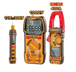 [SE-P2404] SET DETECTOR VOLTAJE + MULTIMETRO + PINZA (3 PZS)