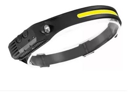 [SE-P1423] LINTERNA T/ MINERO RECARG CINTA LED + SENSOR COVO